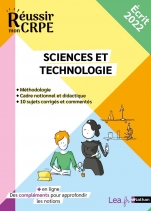Ebook- Réussir  le concours : épreuve écrite d#application Sciences et Technologie - 2022