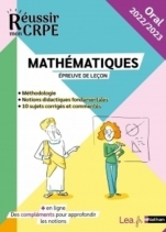 Ebook- Réussir mon CRPE - Concours 2022/2023 - oral mathématiques : leçon