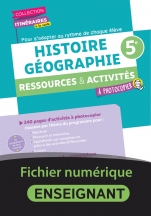 Itinéraires... à la carte Histoire Géographie 5e - Fichier à photocopier