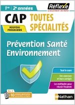 Guide - Prévention Santé Environnement - CAP - Réflexe - 2023
