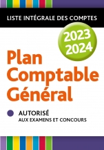 Plan comptable général  - édition 2023/2024