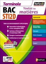 Toutes les matières - Terminale STI2D - Réflexe - 2025