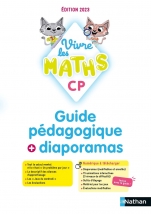 Vivre les Maths - Guide pédagogique + Diaporamas CP - Édition 2023
