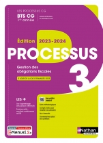 Processus 3 - BTS CG 1ère année - Gestion des Obligations Fiscales (Les Processus CG)