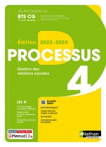 Processus 4 - BTS CG 1ère et 2ème années - Gestion des Relations Sociales (Les processus CG) 