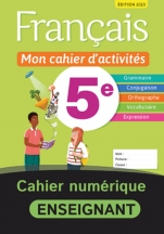 Français - Mon cahier d'activités 5e