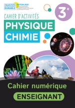 Cahier de Physique-Chimie 3e