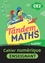 Tandem Maths CE2 - Fichier de l'élève + Cahier géométrie numérique enseignant