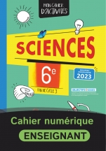 Cahier de Sciences 6e / Fin de cycle 3