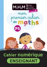 MHM -  PS - Mon premier cahier de maths - Version Numérique enseignant