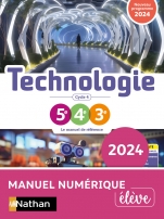 Technologie Cycle 4 (5e, 4e, 3e) 2024