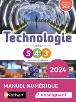 Technologie Cycle 4 (5e, 4e, 3e) 2024